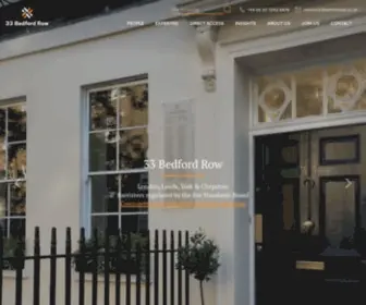 33Bedfordrow.co.uk(33 Bedford Row) Screenshot