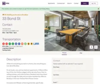 33Bond.com(33 Bond St) Screenshot