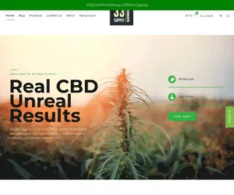 33CBdsupply.com(33 CBD Supply) Screenshot