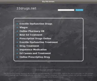 33Drugs.net(33Drugs Internet Drugstore) Screenshot