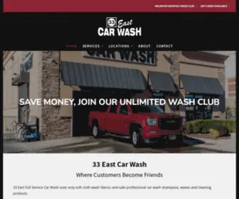 33Eastcarwash.com(Where Customers Become Friends) Screenshot