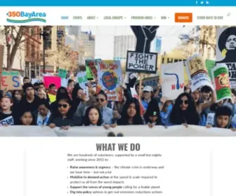 350Bayarea.org(HomeBay Area) Screenshot