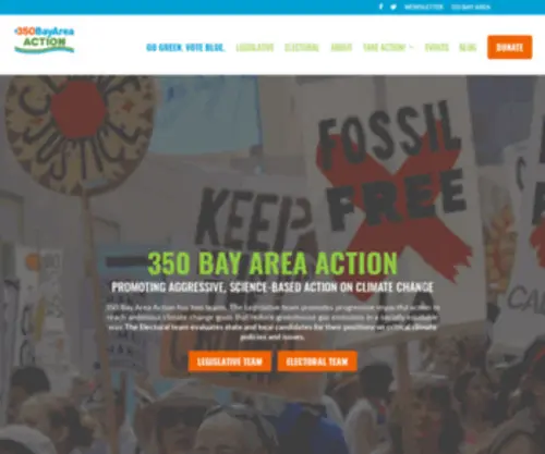 350Bayareaaction.org(350 Bay Area Action Legislative Committee) Screenshot