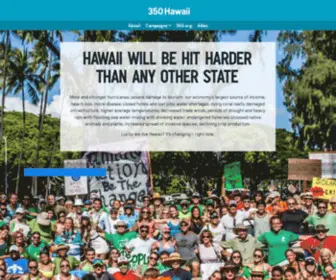 350Hawaii.org(350 Hawaii) Screenshot