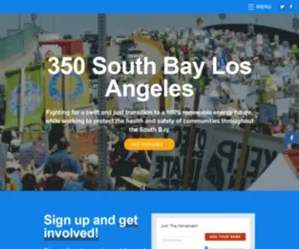 350Southbaylosangeles.com(350 South Bay Los Angeles) Screenshot