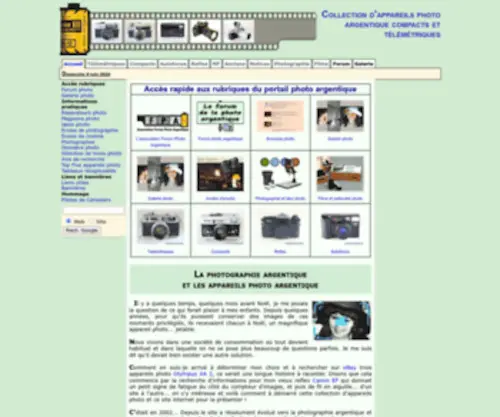 35MM-Compact.com(Collection d'appareils photo argentique) Screenshot
