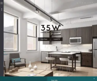 35Wdetroit.com(Downtown Detroit Apartments) Screenshot