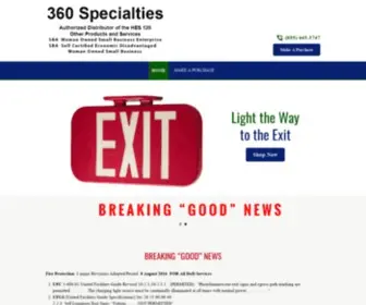 360-LJ.com(Exit Signs) Screenshot