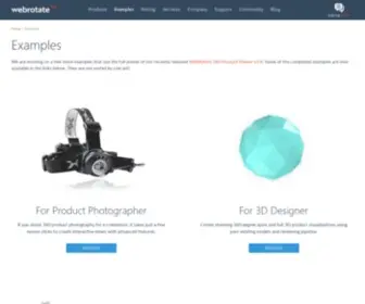 360-Product-Views.com(Examples of 3D Product Views Using WebRotate 360) Screenshot