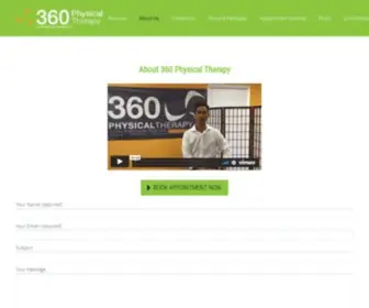 360-PT.com(360 Physical Therapy) Screenshot