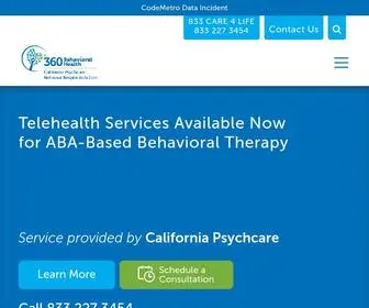 360Behavioralhealth.com(360 Behavioral Health) Screenshot