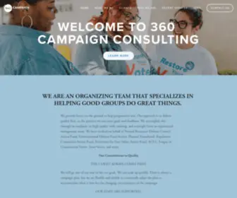 360Campaignconsulting.com(360 Campaign Consulting) Screenshot