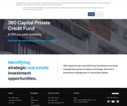 360Capital.com.au(360 Capital Group) Screenshot