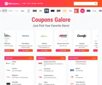 360Coupons.com(Coupons Galore for 2021) Screenshot
