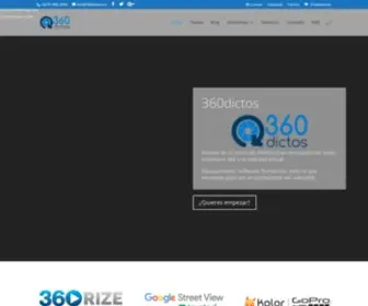 360Dictos.es(Todo el equipamiento para video 360. Distribudores 360Rize para España) Screenshot