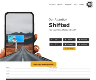 360Digital.co.ke(Marketing, in a click) Screenshot