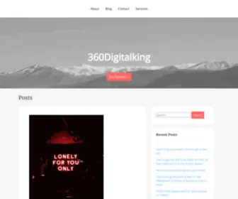 360Digitalking.com(Best digital marketing agency) Screenshot