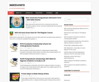 360Eduinfo.com(A click to your Edu News) Screenshot