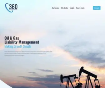 360ELM.com(360 Energy Liability Management) Screenshot