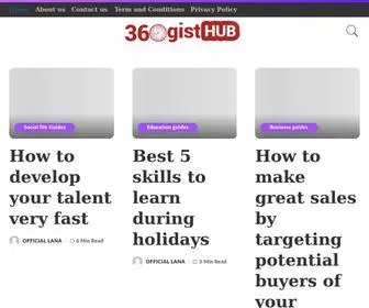 360Gisthub.com.ng(An IT enterprise solutions and management consulting firm) Screenshot