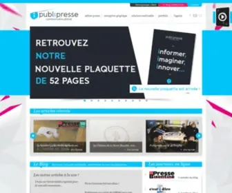 360HD.fr(Publipresse, communication globale et agence web à Morteau (Doubs) Screenshot