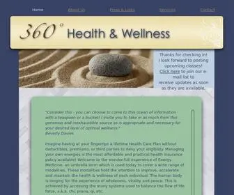 360Healthwellness.com(360° Health & Wellness) Screenshot