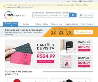 360Imprimir.com.br(Gráfica Online) Screenshot