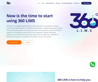 360Lims.com(360 LIMS) Screenshot