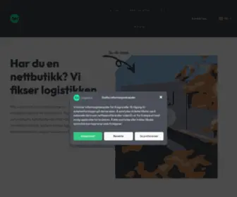 360Logistics.no(Tredjepartslogistikk med lagring og distribusjon for nettbutikker og bedrifter) Screenshot