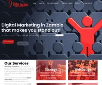 360Nxdesigns.com(Top Digital Marketing in Zambia) Screenshot