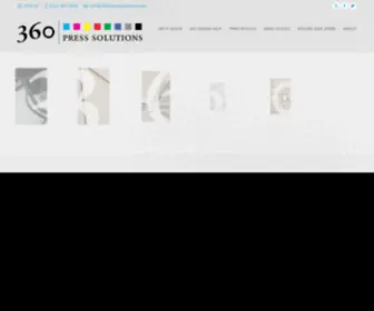 360Presssolutions.com(Austin's Local Printer) Screenshot