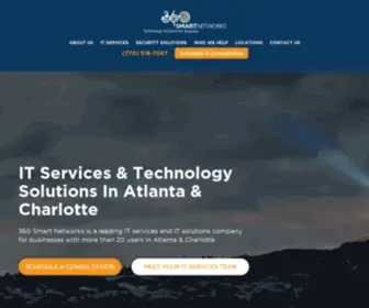 360Smartnetworks.com(IT Services In Atlanta By 360 Smart Networks) Screenshot