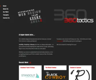 360Tactics.net(Website Design & Development Agency) Screenshot