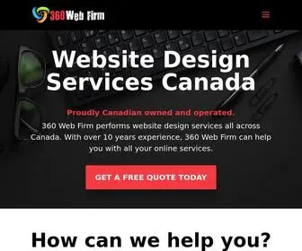 360Webfirm.com(360 Web Firm) Screenshot