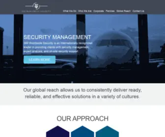 360Worldwidesecurity.com(Executive Protection Security) Screenshot