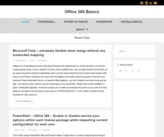 365Basics.com(Office 365 Basics) Screenshot