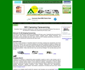 365Campingcaravanning.com Screenshot