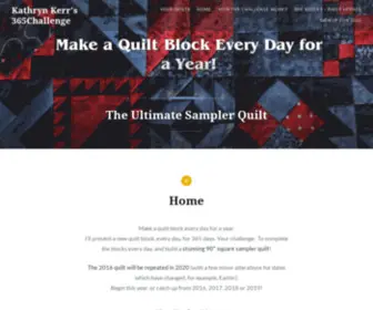 365Challenge.com.au(The Ultimate Sampler Quilt) Screenshot