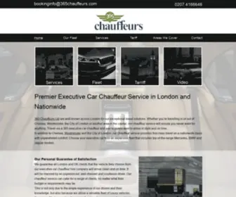 365Chauffeurs.com(Chauffeur Services London) Screenshot