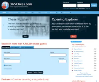 365Chess.com(Chess Games Database Online) Screenshot