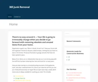 365Junkremoval.com(365 Junk Removal) Screenshot