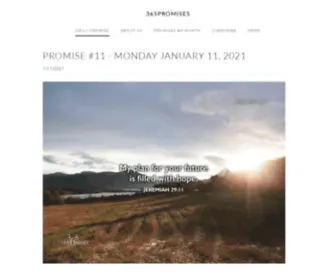 365Promises.com(Promise #58: those who overcome will sit with my son on his throne. revelation 3:21 (web)) Screenshot