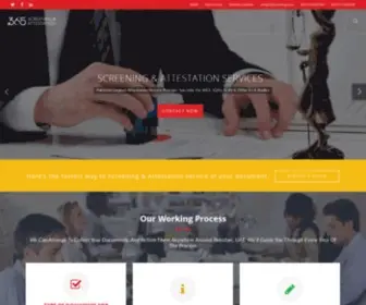 365Screening.com(Pakistan's largest all type of attestation service) Screenshot