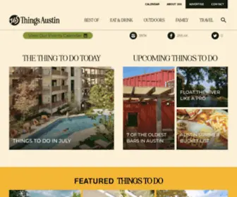 365Thingsaustin.com(Best Things To Do in Austin) Screenshot