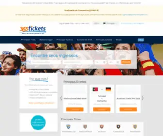 365Tickets.com.br(365 Tickets) Screenshot