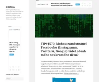 365Tipu.cz(Jeden tip denně (po) Screenshot
