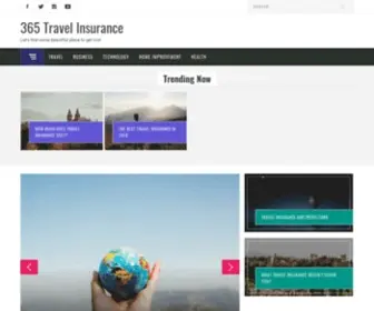 365Travelinsurance.com(365 Travelinsurance) Screenshot