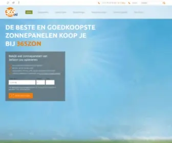 365Zon.nl(De beste zonnepanelen met opbrengstgarantie koop je bij 365zon) Screenshot