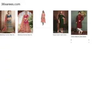 36Sarees.com(Buy Indian Ethnic Wear) Screenshot