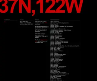 37N122W.com(Audio Mastering @ 37N) Screenshot